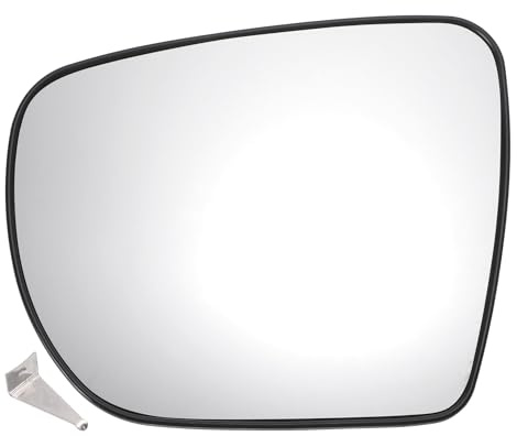 QUARKZMAN Linker Außenspiegelglas-Ersatz mit Heizung und Rückenplatte in Weiß für Hyundai IX35 2010-2018.