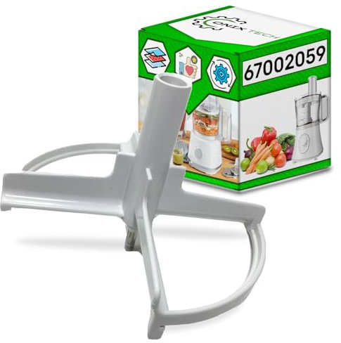 ONIX TECH Scheibenträger mit Originalcode 67002059 für Schneidscheiben für Küchenmaschine für Braun Multipractic mit Fassungsvermögen 500 ml - Garantie 5 Jahre