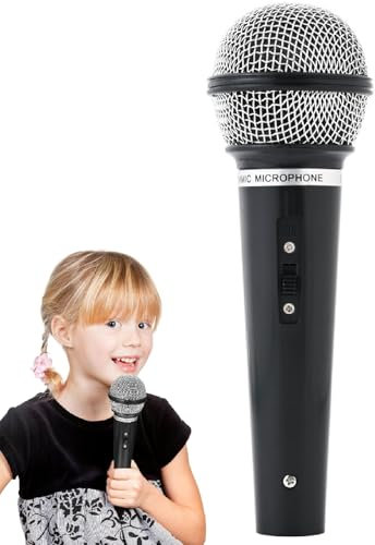 Fake Microphone Prop Toy for Cosplay, Simulation Performance, Birthday Party Supplies, Singing, Role Playing, Dancing, and Stage Props