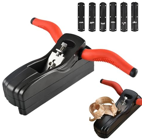 Handhobel Holzhobel, Handhobel Holzhobel Hobelmaschine Handhobel Tischhobel mit einstellbarer Tiefe | Anfashobel Set für Holzbearbeitung für Opa, Papa, Ehemann,