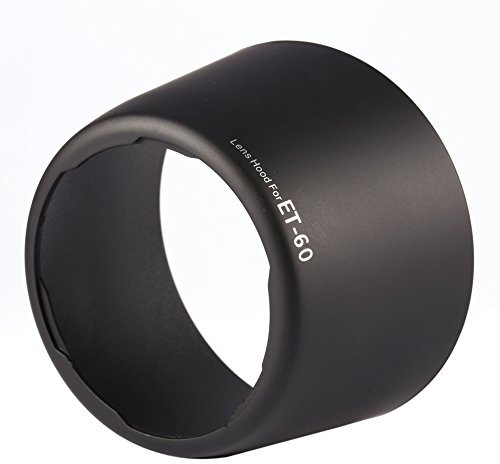 Parasol de 75 a 300 mm, 9 x 9 x 6, color negro, repuesto profesional ET60 para F4-5,6 75-300 mm F4-5,6 USM