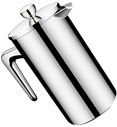 PAMINGONO Stainless Steel Kaffee Und Mit Filter Multifunktionale Haushaltsinfuser Für Wasser Tee Und Kaffee Einfache Stilvolles Design Für Familie Und
