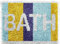 Bath DIY Latch Hook Rug Kits for Adults Tapestry Pre-Printed Patterns Carpet Needlework Crochet Yarns Latch Hooking Mat for Home Decor 52x38cm(g190)