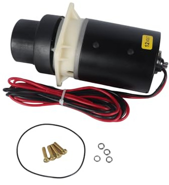 Kessocco Marine Designer Series and Quiet Flush Marine Toilet Pump Assembly Kit 37045-0092 37072-0092 Replacement for Jabsco Motor Pump 12V Quiet Flush Electric Toilet