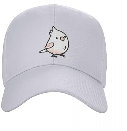 CIZIEOE Basecap Chubby White-Faced Zimt Pied-Pearl Nymphensittich Baseball Cap Kapuze Hut Mann Luxus Damen Golf Kleidung Männer