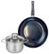 ELO 9715750 Kochgeschirr-Set, 2-teilig, 1 Bratpfanne 28 cm und 1 Kochtopf 16 cm, Elo Prima glänzend, Edelstahl, Induktion