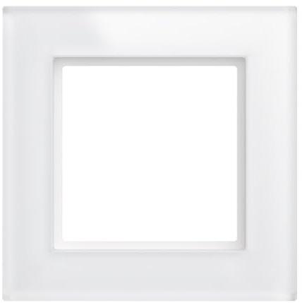 Homematic IP Glasrahmen, 1-Fach, weiß, HmIP-GF1