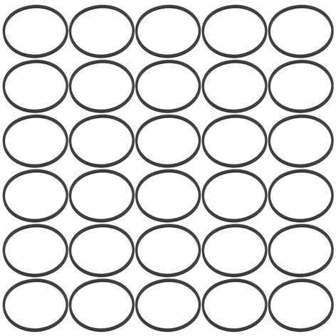 Veemoon 30pcs CD Drive Belt Rubber Flat Belts Replacement for Cassette Player Vcr Drives Low Noise