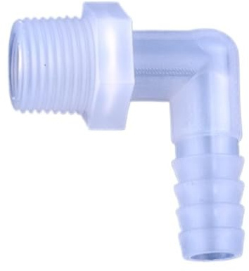 5~200 pz G1/8 3/8 A 3.9-11.1mm Food Grade PP Pagoda Connettore A Gomito Acquario Serbatoio Pompa di Aria Raccordi Tubo acqua Irrigazione giunto(G1I4-4.8mm,20 Pieces)