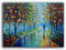 YaSheng Art, Landscape-Ölgemälde auf Leinwand, strukturierter Baum, abstrakt, zeitgenössische Kunst, Wandgemälde, handgefertigt, Malerei, Heimbüro, Dekorationen, Wandkunst, 61 x 91,4 cm
