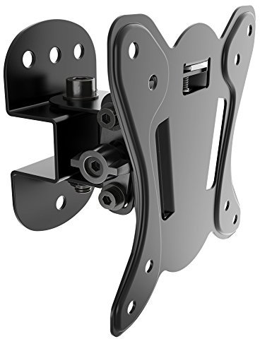 RICOO Monitor Halterung Wandhalterung Bildschirmhalterung Monitorhalterung für 13-29 Zoll Flach Monitorarm Schwenkbar Neigbar N0811 Computer Curved PC Bildschirm Wand-Halter VESA 75 x 75 100 x 100 mm