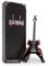 Paul Stanley (Kiss): Silvertone Apocalypse Pro – Miniatur-Gitarren-Nachbildung – Musik-Geschenke – Handgefertigtes Ornament 1/4 Maßstab