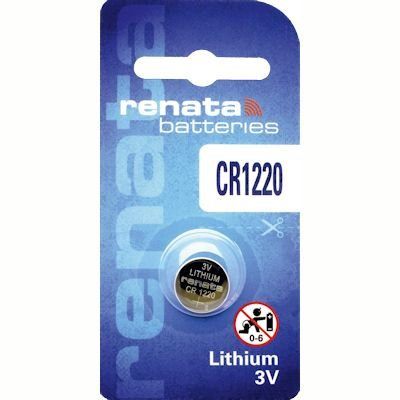 Renata CR1220 Batterien, 3 V, Lithium, 30 Stück