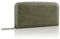 VISOUL Womens Long Zip Around Wallets Genuine Leather Long Organizer Clutch with 3 Cash Compartments