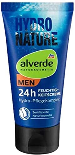 alverde MEN Hydro Nature Feuchtigkeitscreme Bio-Aloe Vera, 1 x 50 ml