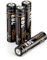 EBL Lithium AAA Battery Rechargeable, High Capacity 1.5V Lithium Batteries with Micro USB Cable, AAA Batteries Quick Charge in 2H- 4 Packs in One Storage Case