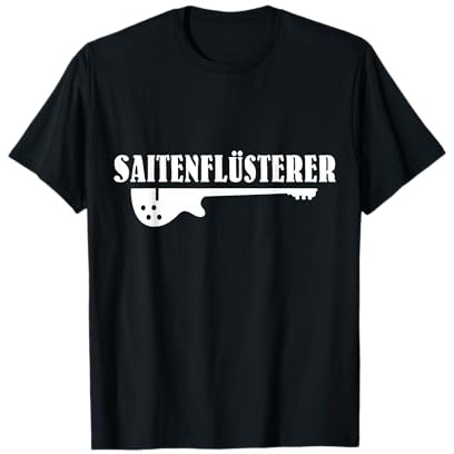 Gitarrist Geschenk Gitarrenspieler Musiker Saitenflüsterer T-Shirt