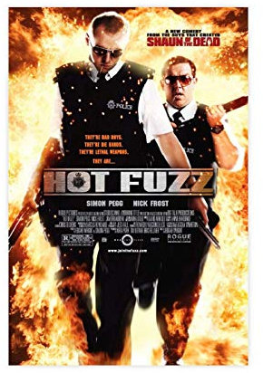 Leinwand-Poster, Motiv: Hot Fuzz, 40 x 60 cm, ohne Rahmen