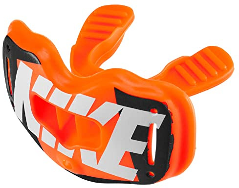 Nike Alpha Lip Protector Fußball Mundschutz Orange | Schwarz | Weiß