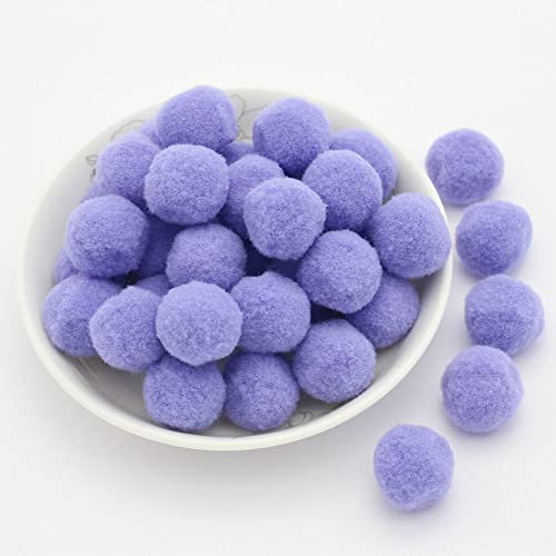 500 mini pompon colorati in 8 mm di peluche peluche coperta vestiti e cappelli per oggetti fai da te, materiale creativo, decorazioni per feste, colore viola
