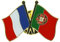 Clj Charles Le Jeune Pin's Drapeaux Jumelage France Portugal - Jumelage - qualité de finition - Epingle - Broche - Badge - Jumelage et Fraternité