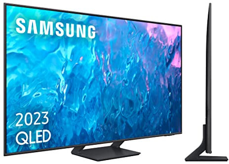 SAMSUNG TV QLED 4K 2023 55Q70C Smart TV de 55 con Tecnología Quantum dot, Motion Xcelerator Turbo+, Smart TV powered by Tizen, Procesador QLED 4K y Q-Symphony