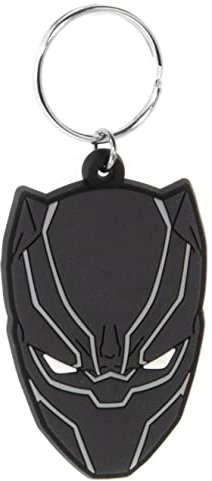 Black Panther PVC Keyring