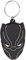 Black Panther PVC Keyring