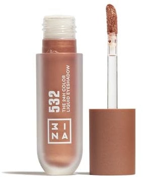 3INA MAKEUP - The 24H Color Liquid Eyeshadow 532 - Goldbraun Flüssiger Lidschatten - 24H Langanhaltende - Wasserfeste Formel - Leichte und Cremige Textur - Vegan - Cruelty Free