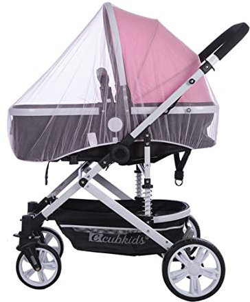 TBUQNZA Universal Insektenschutz für Kinderwagen, Reißfest Moskitonetz für Buggy, für Kinderwagen Kinderwagen Insektennetz Universal, für Babyschalen, Mückennetz für Kinderwagen