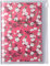 MARK'S 2023/2024 Taschenkalender A6 vertikal, Flower Pattern, Red