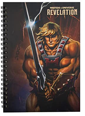 Cinereplicas MOTU - He-Man Spiralnotizbuch 120p 14.5 * 21cm - Offizielle Lizenz
