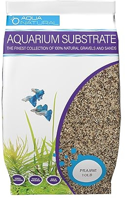 Aqua Natural Prairie Sand 10lb Substrate for aquascaping, Aquariums, vivariums and terrariums