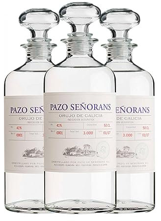Orujo Pazo de Señorans Orujo de Galicia Botella Medium 50 cl (Caja de 3 Botella Medium de 50 cl)