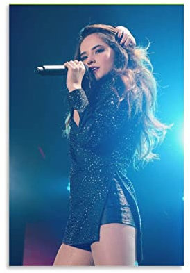 SECOLI Becky G Musikposter Fashion Poster Dekorative Malerei Leinwand Wandkunst Wohnzimmer Poster Schlafzimmer Gemälde 40 x 60 cm