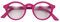 LONDON MOLE® „Graduate“-Lesebrille – coole runde Brille für Männer und Frauen, entworfen für Stil, Komfort und Haltbarkeit – mattrosa– Vergrößerung +2.5