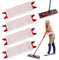 Neiveino 4 Pezzi Revolution Ricambio per Vileda Ultramax XL 2 in 1 Kit,51x14cm per Vileda Ultramat XL Straccio Pavimenti Ricarica, Microfibra Mop Pad, per Il Lavaggio Sporco Pulizia del Pavimento