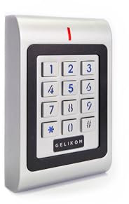 Gelikom SK1 RFID und PIN Codeschloss 2 Relais Wasserdicht Türöffner Transponder Passwort + 5 KeyFobs