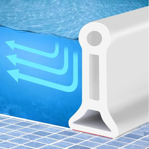 2M Barriera Doccia,Soglia Doccia,Silicone Doccia Autoadesivo Bordo Vasca da Bagno Pieghevole Barriera per Doccia Bordo per Piatto Doccia Paratie Antiallagamento
