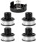 Viilich 4 bobines de Fil Compatible avec Black + Decker GL250 GL310 GL360 GL360SB,Remplace la Bobine A6226-XJ RS-136-BKP RS-136,avec 1 Couvercle d'arbre 1 Ressort