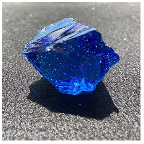 Cristal naturel brut mer Bule cristal pierre colorée glaçure verre cristal décoration décoration de la maison pierre semi-précieuse bijoux antiquités exorciser les mauvais esprits argent dessin Jasper