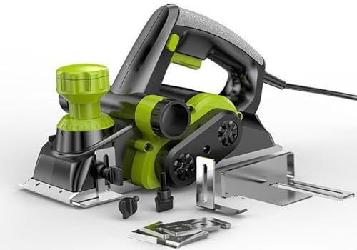 Pialla elettrica, strumento efficiente e durevole per la lavorazione del legno, piastra di base in alluminio con finitura a specchio, nastro trasportatore ad alta resistenza, design bidirezionale di