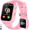 JUBUNRER 4G Smartwatch Kinder mit GPS und Telefon Videoanruf SOS Schrittzähler Wasserdicht Wecker Spiele Lernkarten Smart Watch Kinder Telefonuhr Armbanduhr Kinderuhr Mädchen Jungen Junge Geschenke-