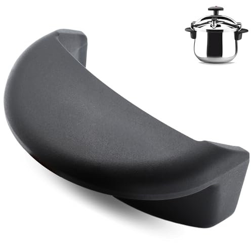 CHEFZOCO Asa para Olla a presión Moderna Magefesa, Asa de Repuesto para Olla a presión Compatible con Magefesa Star, Mango para Olla a presión, Asa de Recambio para Olla, No Incluye Tornillo, Negro