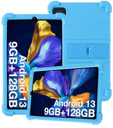 Silicone Tablet Case for DOOGEE T20 Mini 8.4 inch Tablet with Full Coverage, Shockproof, Anti-scratch, Adjustable Stand, and Soft Silicone Cover,Lightblue