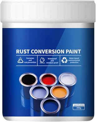 Converter de óxido, pintura del convertidor de óxido resistente a la intemperie para metal, convertidor de óxido para metal, pintura metálica a base de agua, removedor de óxido 4 en 1 para (red)