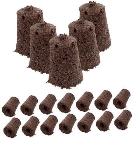 Toyvian 30pièces Lot de Culture Hydroponiques Blocs De Tourbe De pour Culture De Légumes Fruits Et Fleurs