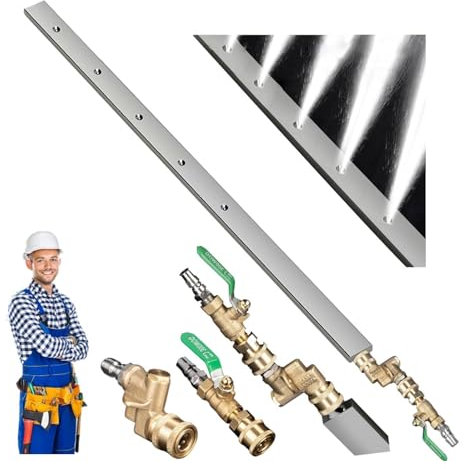 Radiator Cleaning Wand,2025 New Portable Radiator Cleaning Tool,4500 PSI Radiator Flush and Cleaner Tool, Condenser Cleaning Kit,Radiator Pressure Washer Tool for Household Cars, Trucks, RV