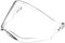 O'NEAL Motorcycle Helmet Parts Street Adventure Motocross Visiera di ricambio in policarbonato resistente ai graffi, stampata ad iniezione Sierra Helmet Replacement Visor Clear, taglia unica