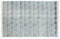 Loberon Teppich Berwynn, im Stil der Delfter Kacheln, florales Dessin, dezente Washed-Optik, Vintage-Charakter, Wohntextilien, Baumwolle, blau/Creme